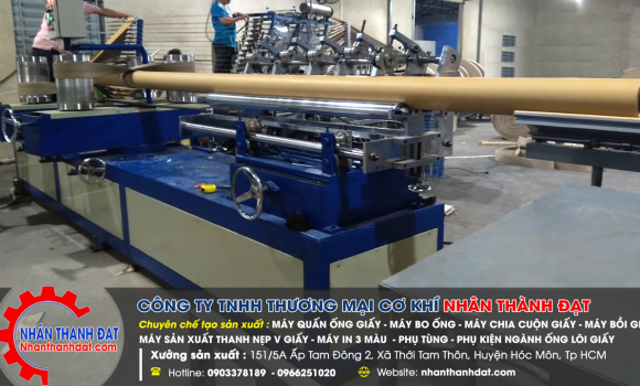 MÁY QUẤN ỐNG LÕI GIẤY 2 ĐẦU