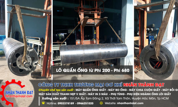 LÔ QUẤN ỐNG GIẤY PHI 200 - PHI 600